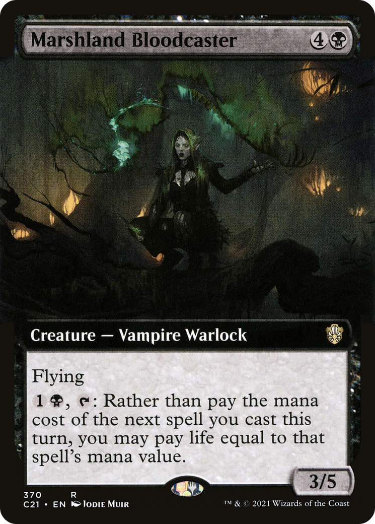 Marshland Bloodcaster (Extended Art) (C21-370) [Commander 2021]