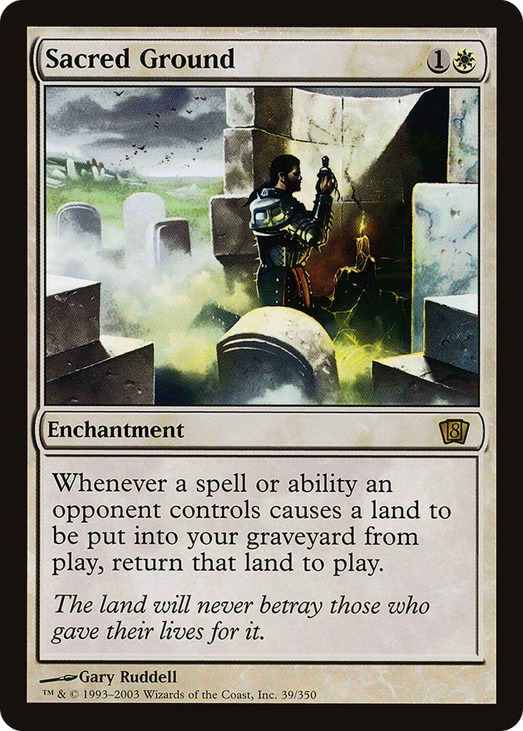 Sacred Ground [Eighth Edition] Foil