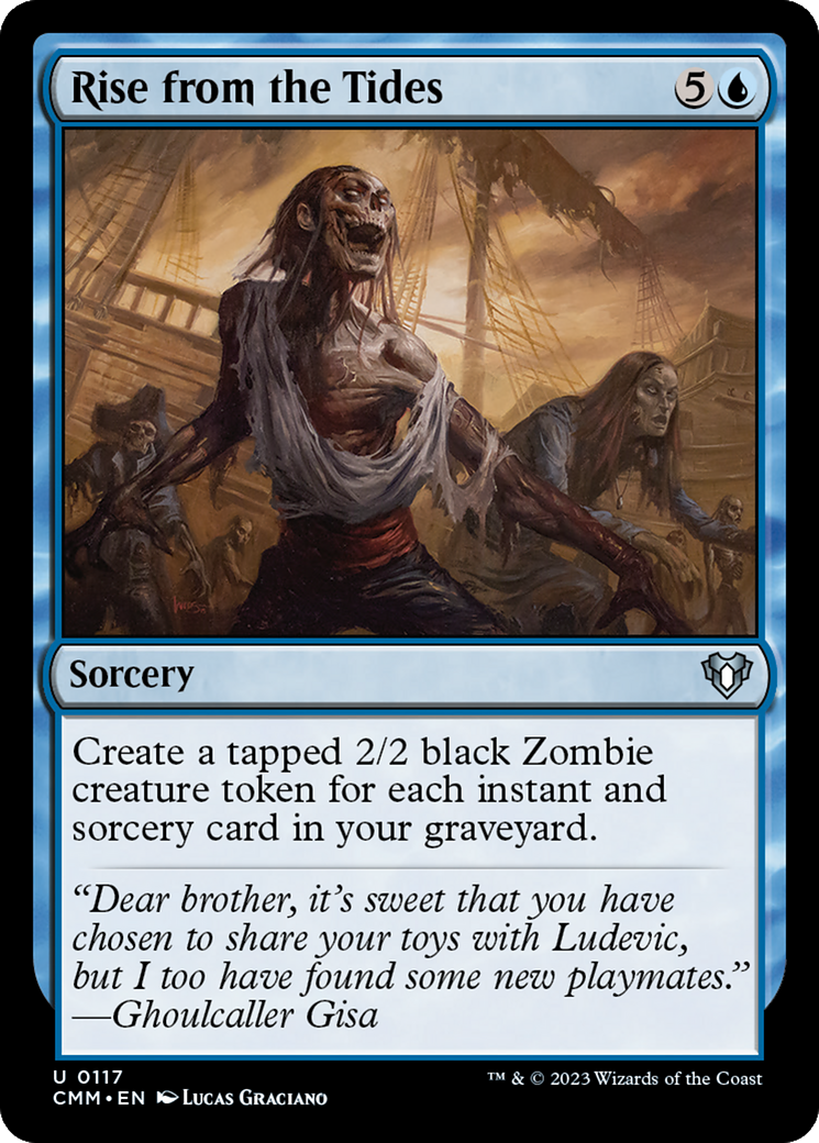 Rise from the Tides (CMM-117) [Commander Masters] Foil