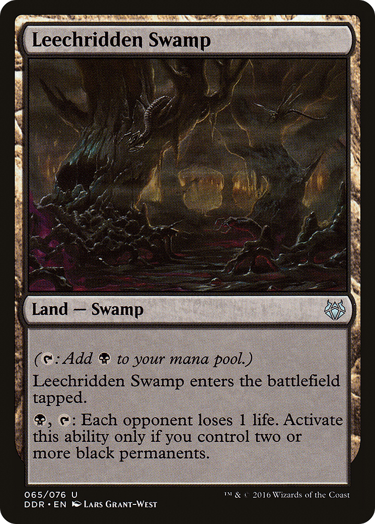 Leechridden Swamp (DDR-065) [Duel Decks: Nissa vs. Ob Nixilis]