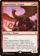 Opportunistic Dragon (PPELD-133P) [Promo Pack: Throne of Eldraine Promos]