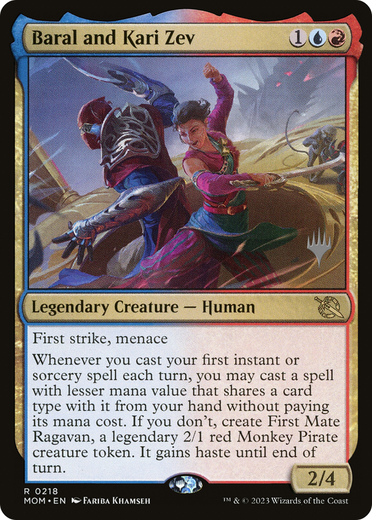 Baral and Kari Zev (PPMOM-218P) [March of the Machine Promos]