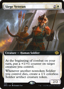 Siege Veteran (Extended Art) (BRO-306) [The Brothers' War]