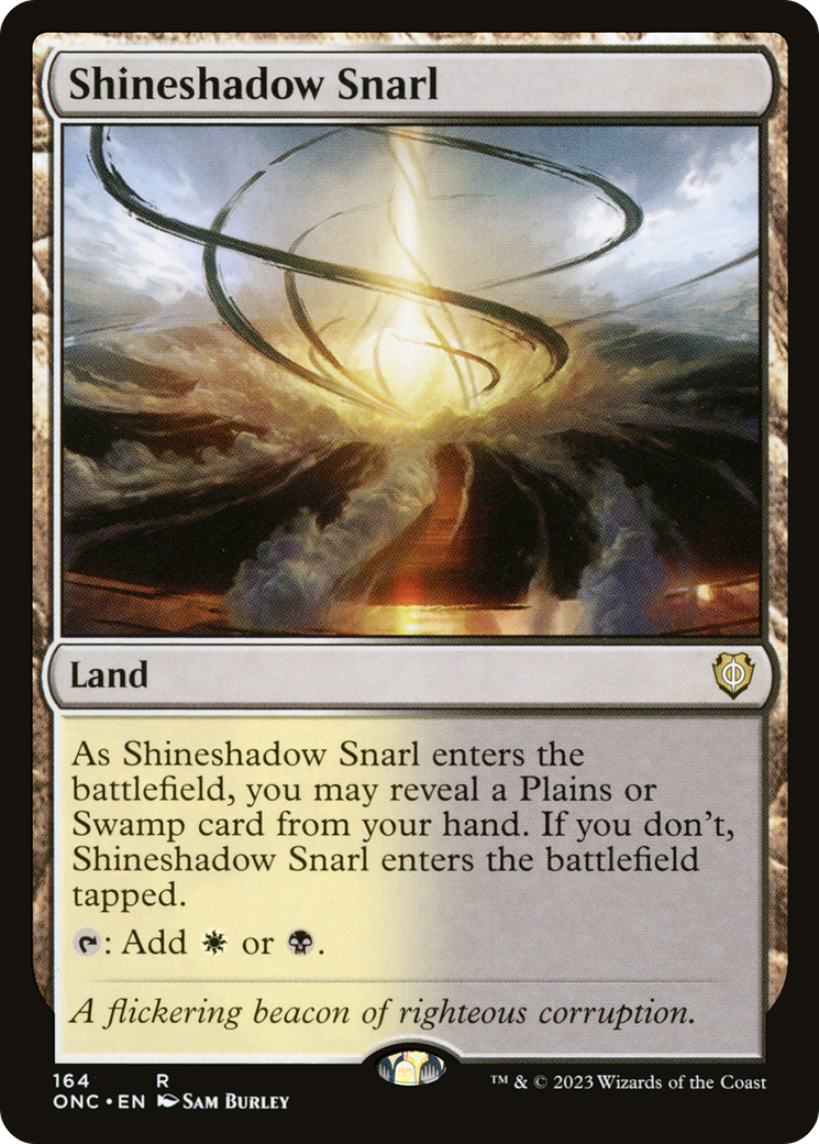 Shineshadow Snarl (ONC-164) [Phyrexia: All Will Be One Commander]