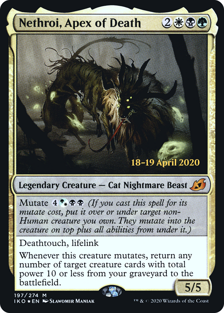 Nethroi, Apex of Death (PRE-197S) [Ikoria: Lair of Behemoths Promos] Foil