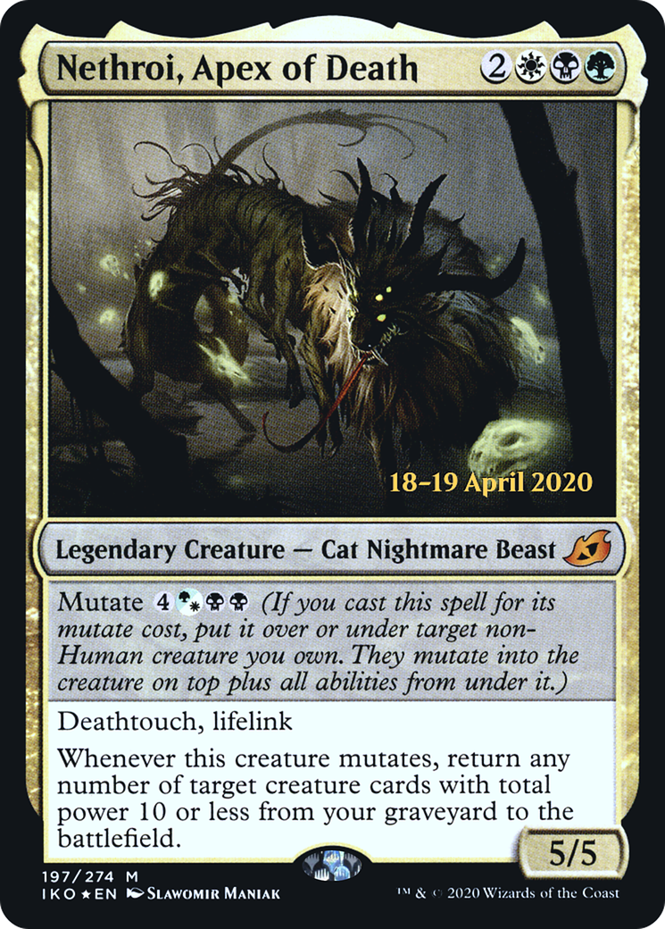 Nethroi, Apex of Death (PRE-197S) [Ikoria: Lair of Behemoths Promos] Foil
