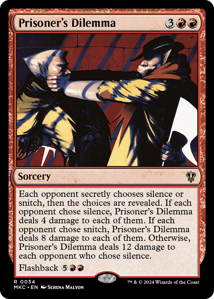 Prisoner's Dilemma (MKC-034) [Murders at Karlov Manor Commander]