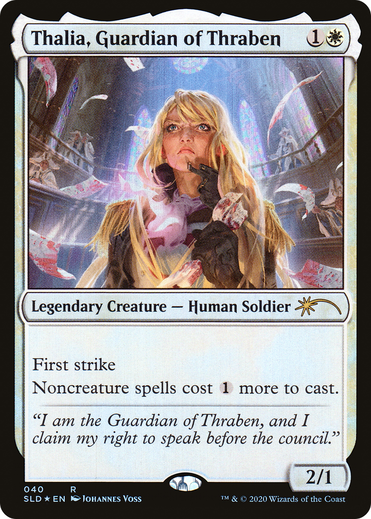 Thalia, Guardian of Thraben (SLD-040) [Secret Lair Drop] Foil