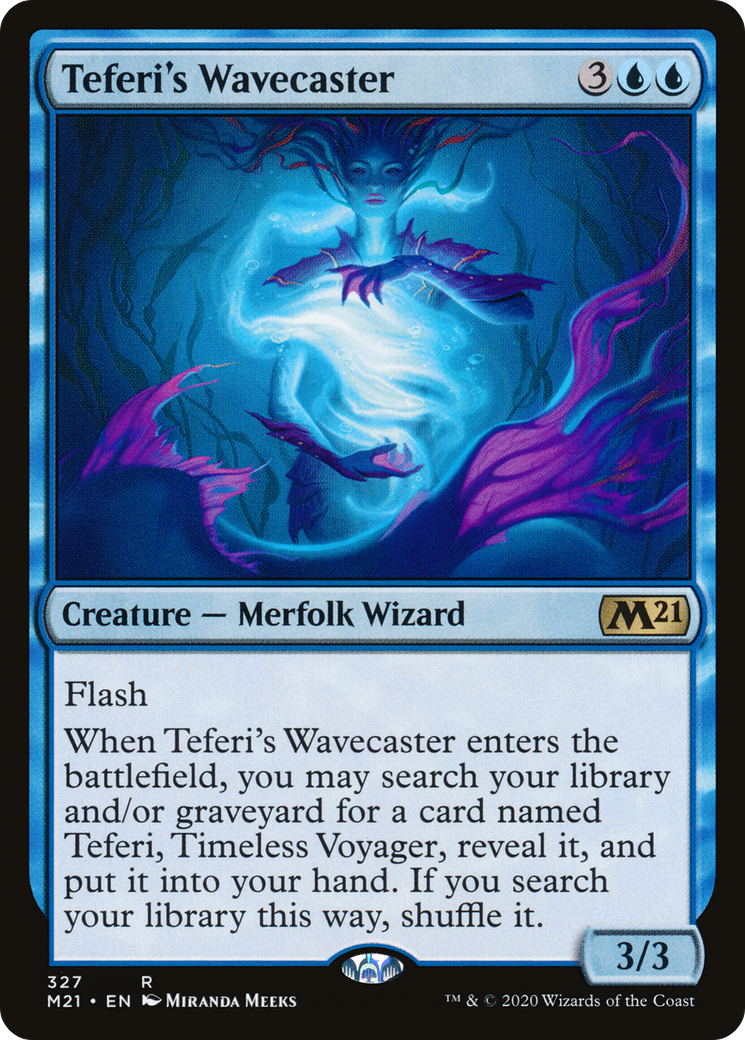 Teferi's Wavecaster (M21-327) [Core Set 2021]