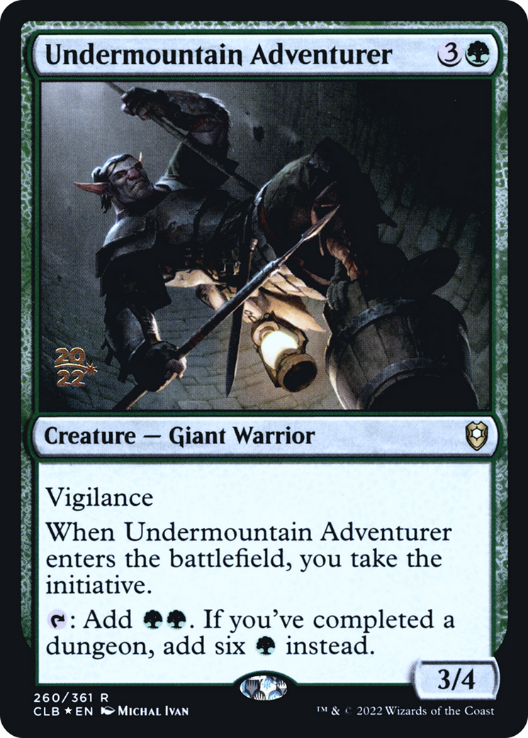 Undermountain Adventurer (PRE-260) [Battle for Baldur's Gate Promos] Foil