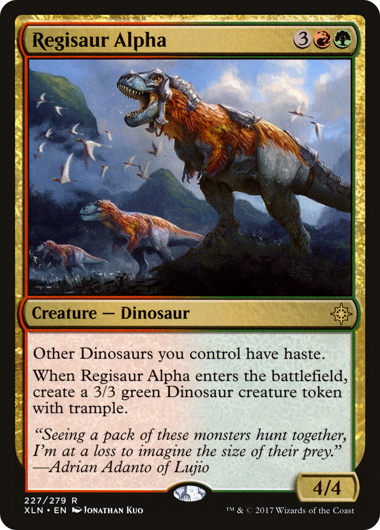 Regisaur Alpha (XLN-227) [Ixalan] Foil
