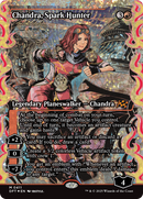 Chandra, Spark Hunter (DFT-411) [Aetherdrift]: (Showcase) Foil