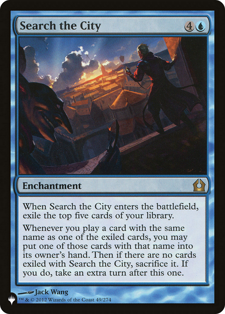 Search the City (LIST-RTR-49) [The List]