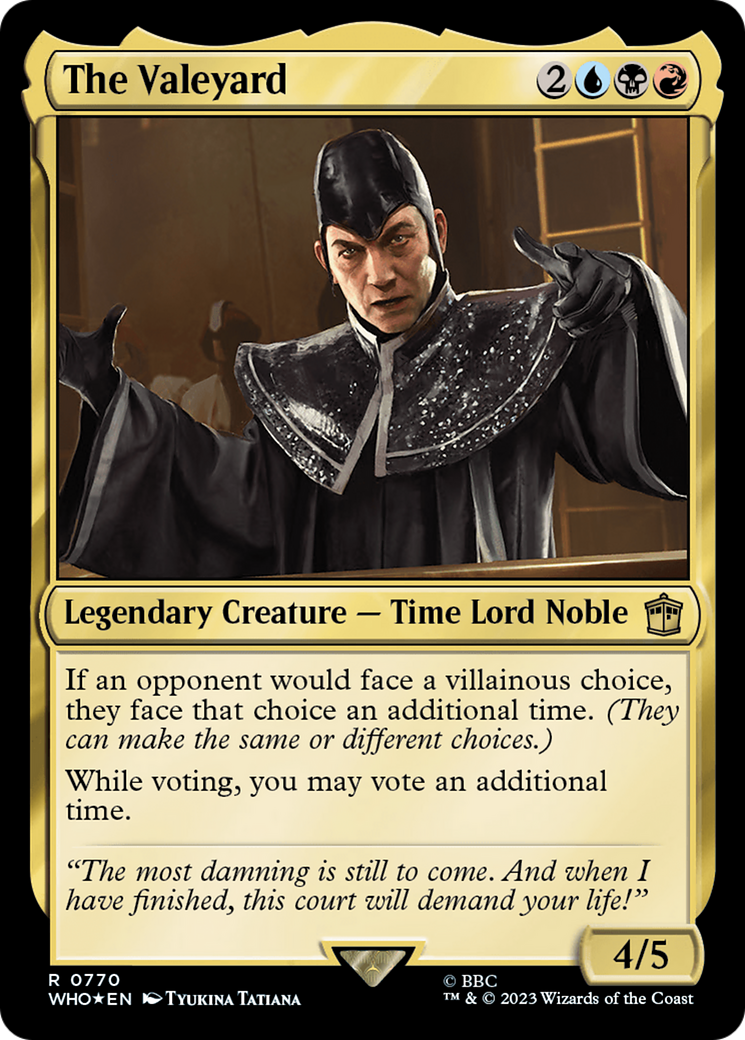 The Valeyard (WHO-770) [Doctor Who] Foil