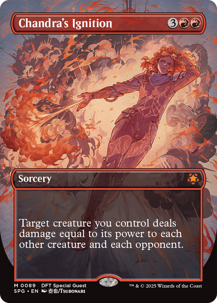 Chandra's Ignition (SPG-089) [Special Guests] (Borderless) Foil