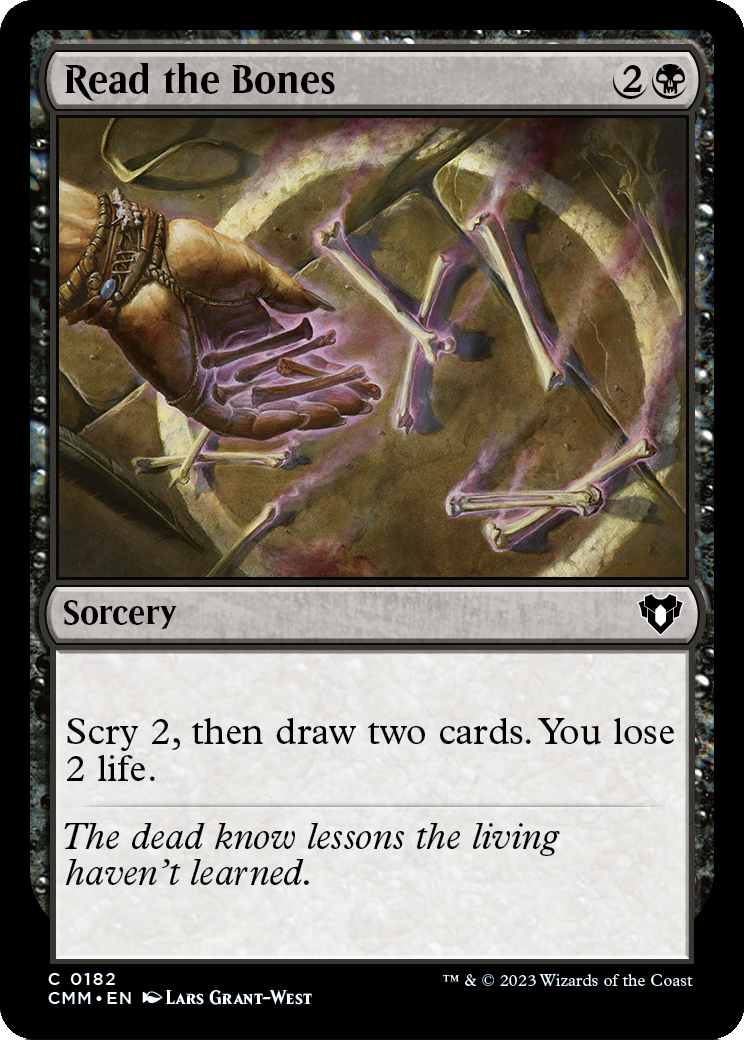 Read the Bones (CMM-182) [Commander Masters]