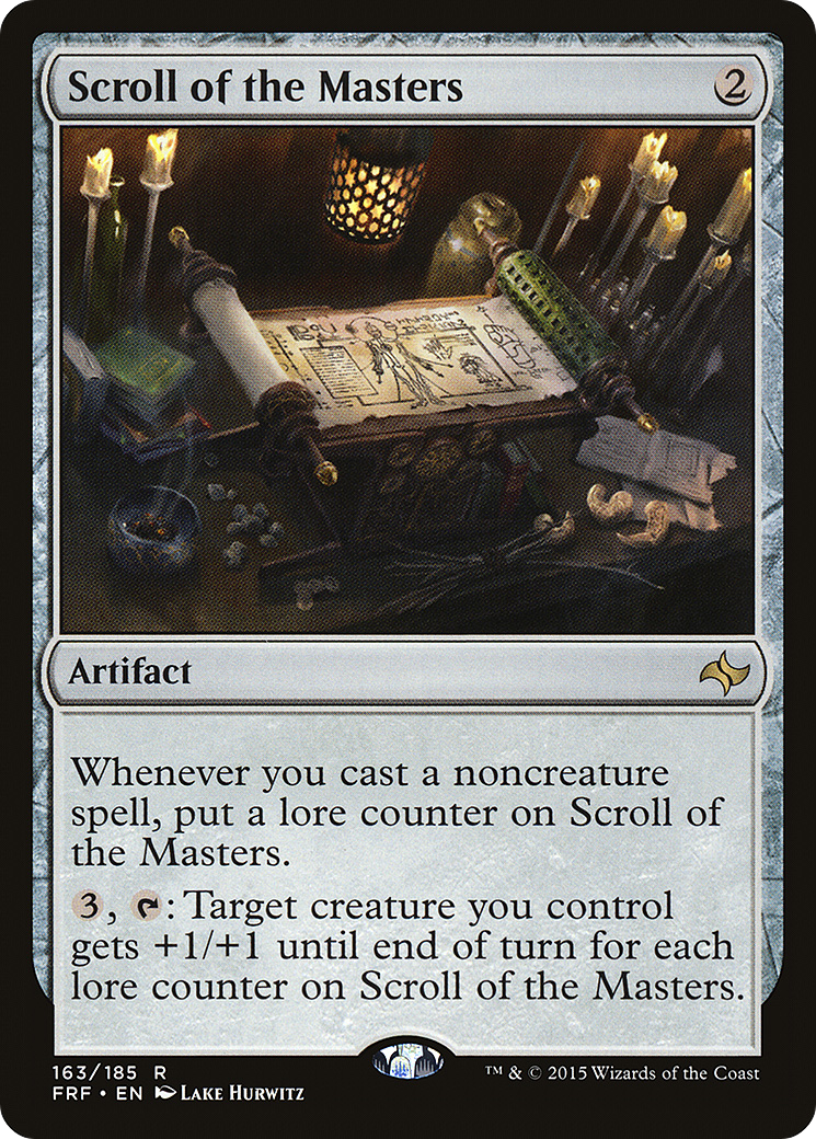 Scroll of the Masters (FRF-163) [Fate Reforged]