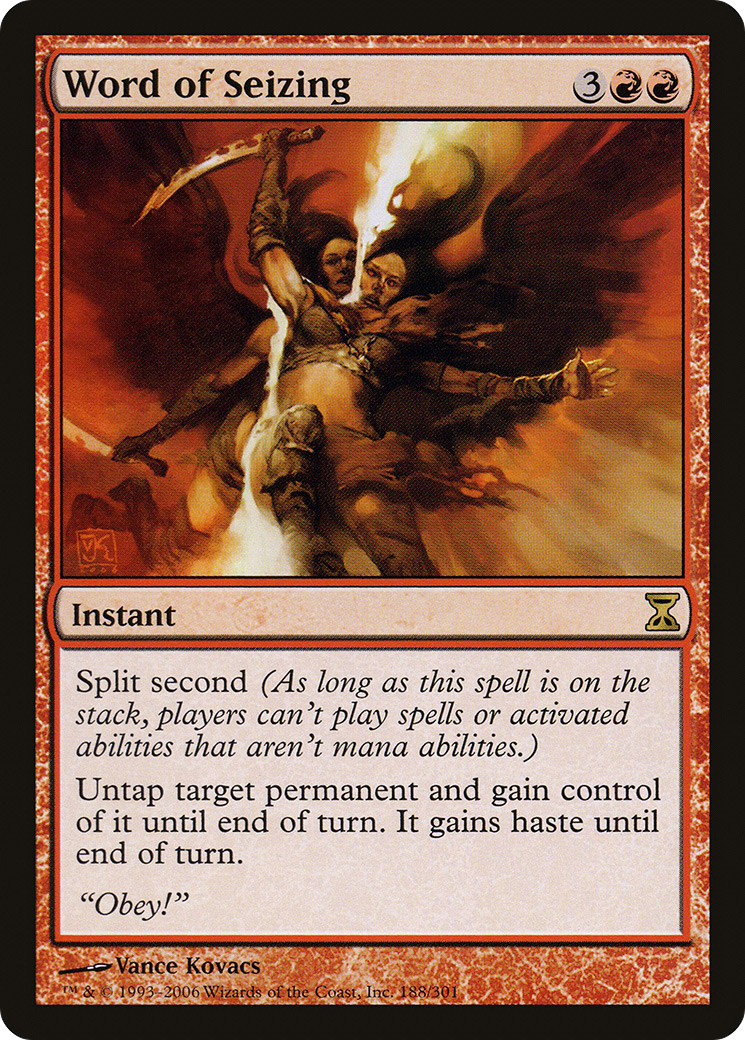 Word of Seizing (TSP-188) [Time Spiral]