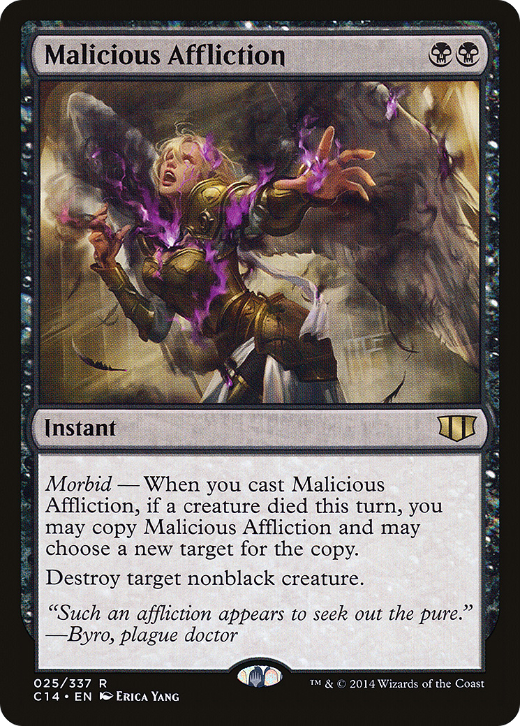 Malicious Affliction (C14-025) [Commander 2014]