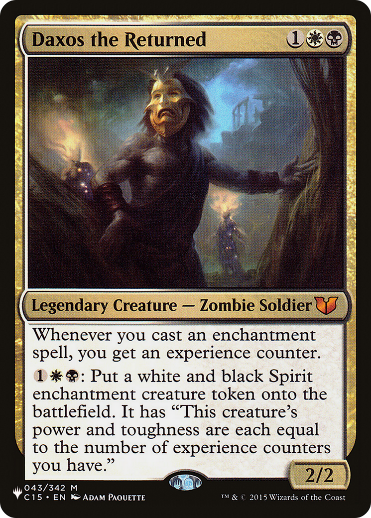 Daxos the Returned (LIST-C15-43) [The List]