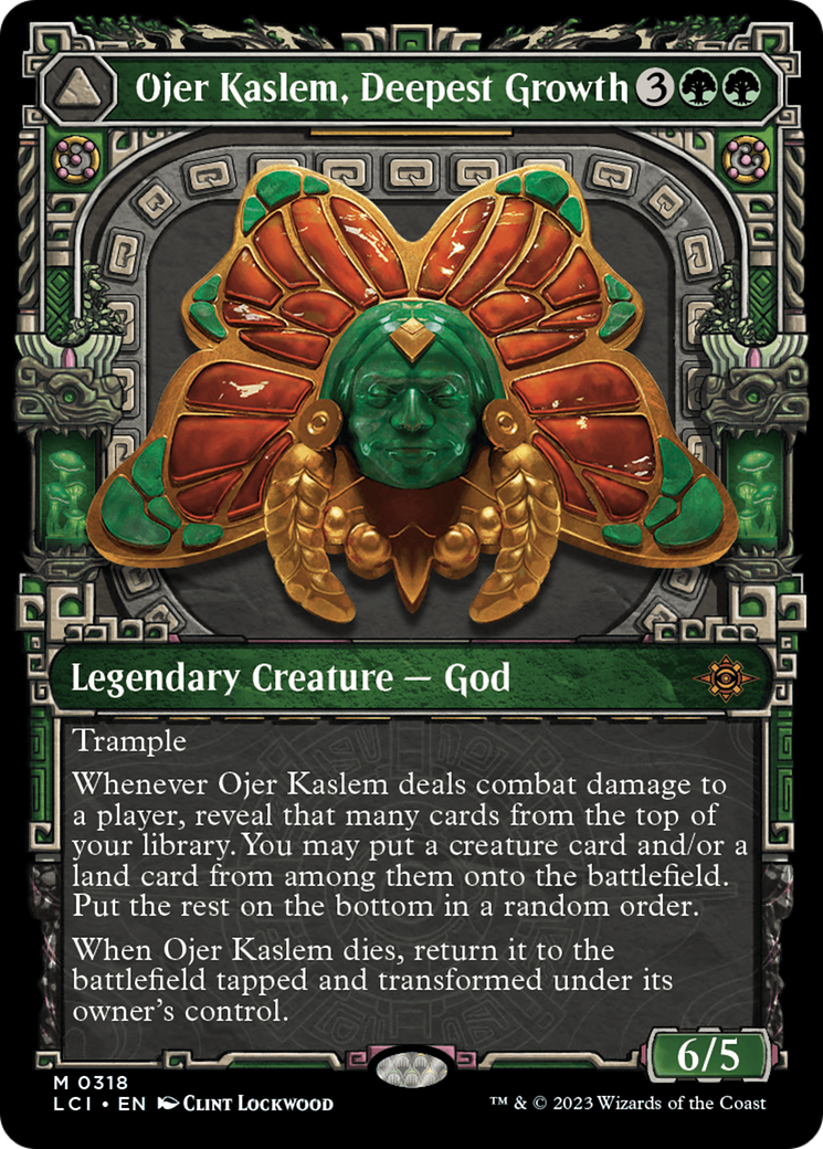 Ojer Kaslem, Deepest Growth // Temple of Cultivation (LCI-318) [The Lost Caverns of Ixalan]: (Showcase)
