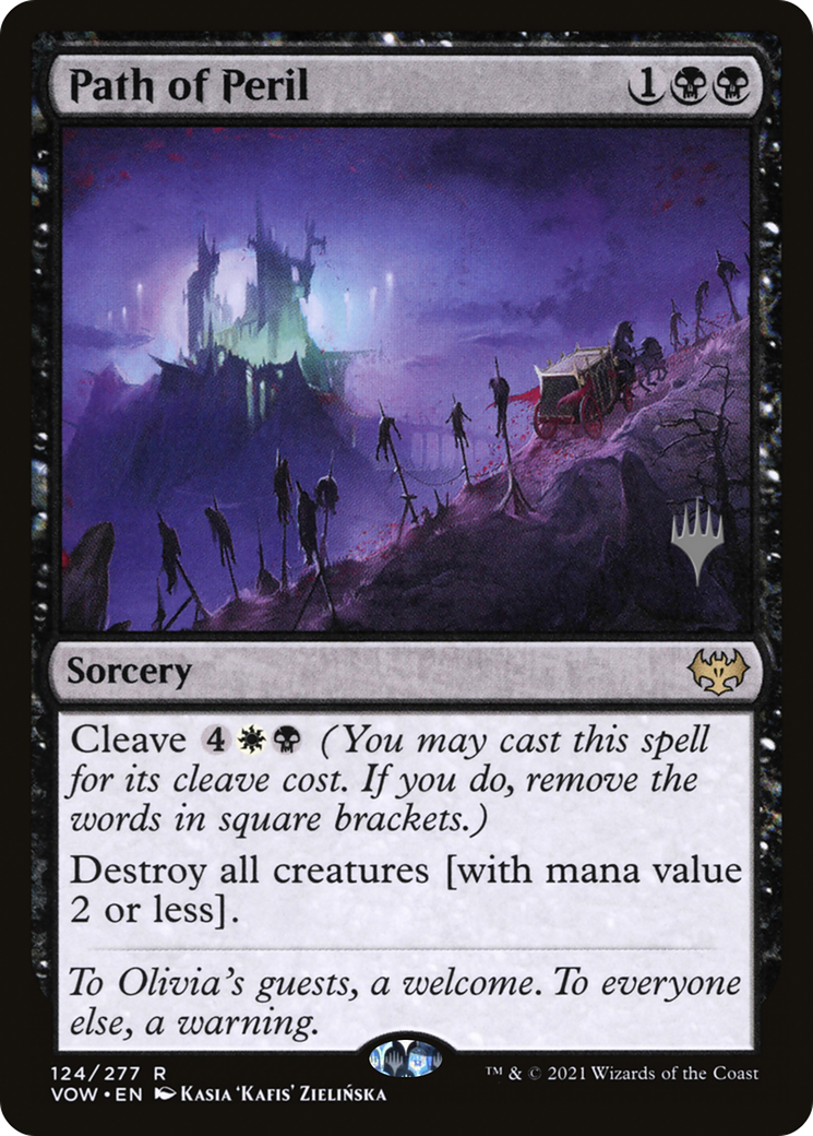 Path of Peril (PPDSK-124P) [Innistrad: Crimson Vow Promos] Foil