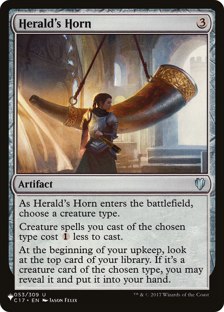 Herald's Horn (PLST-C17-53) [The List]