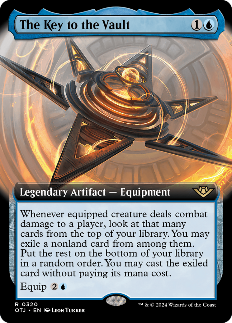 The Key to the Vault (OTJ-320) [Outlaws of Thunder Junction]: (Extended Art)