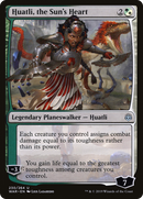 Huatli, the Sun's Heart (WAR-230) [War of the Spark] Foil