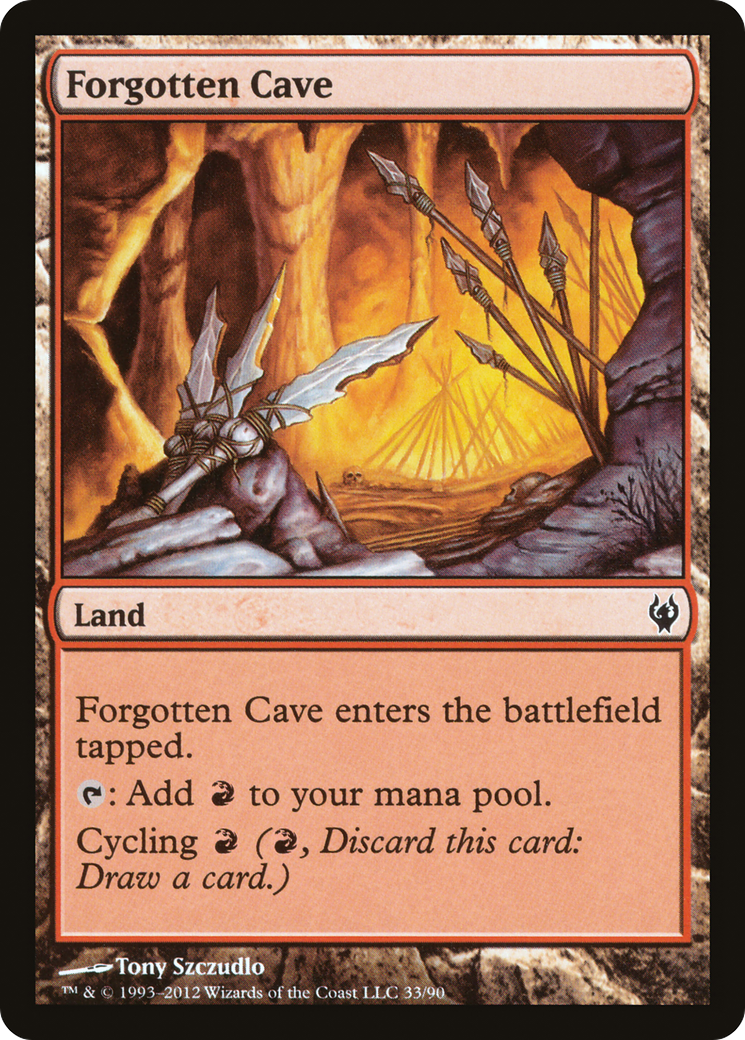 Forgotten Cave (DDJ-033) [Duel Decks: Izzet vs. Golgari]