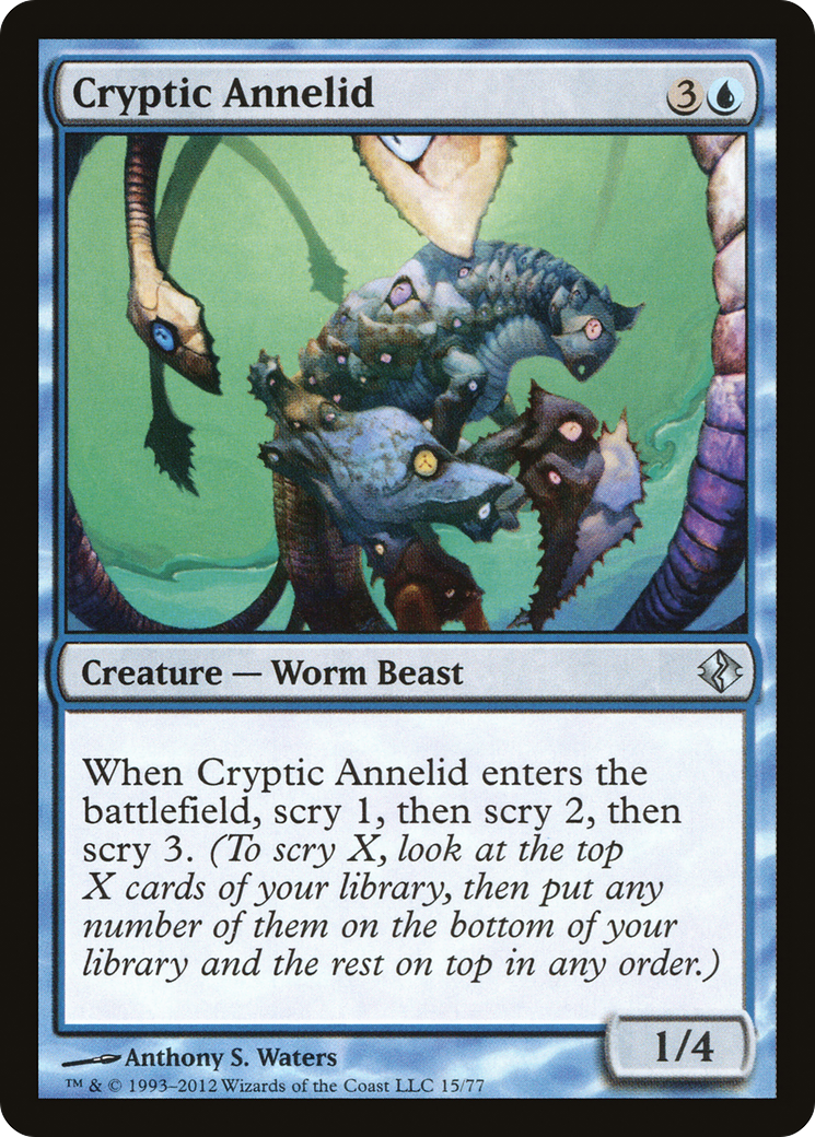 Cryptic Annelid (DDI-015) [Duel Decks: Venser vs. Koth]