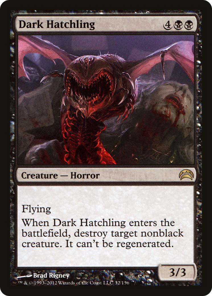 Dark Hatchling (PC2-032) [Planechase 2012] Foil