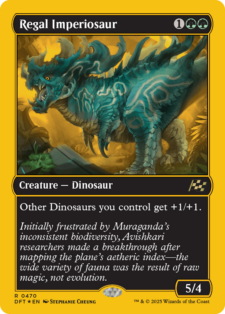 Regal Imperiosaur (DFT-470) [Aetherdrift] Foil