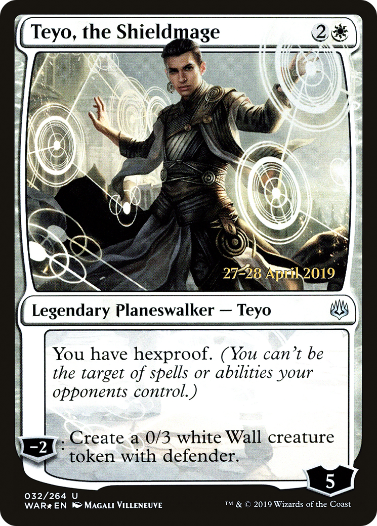 Teyo, the Shieldmage (PRE-32S) [War of the Spark Promos] Foil
