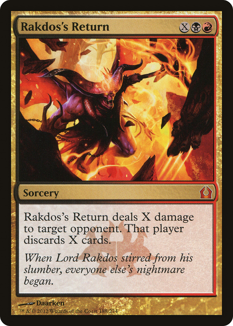 Rakdos's Return (RTR-188) [Return to Ravnica]