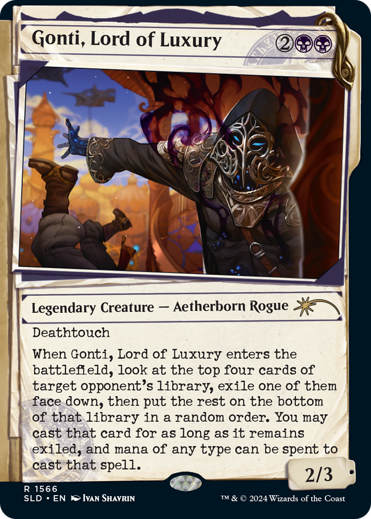 Gonti, Lord of Luxury (SLD-1566) [Secret Lair Drop]: (Showcase)