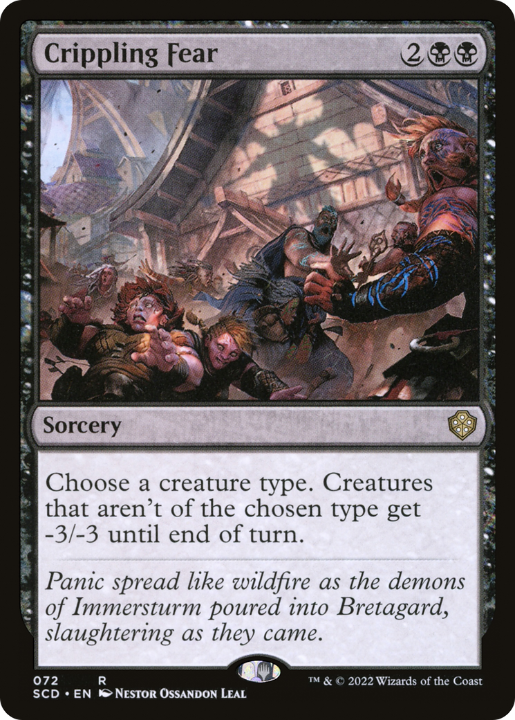 Crippling Fear (SCD-072) [Starter Commander Decks]