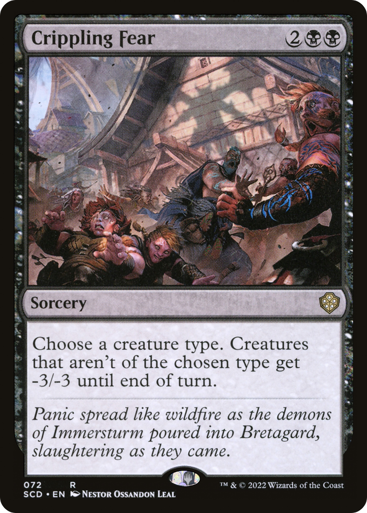 Crippling Fear (SCD-072) [Starter Commander Decks]