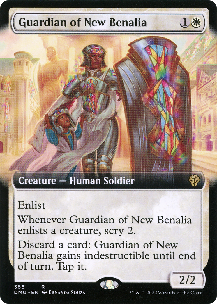 Guardian of New Benalia (Extended Art) (DMU-386) [Dominaria United]