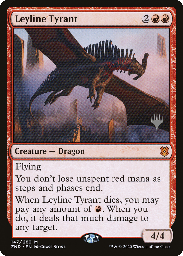 Leyline Tyrant (PPZNR-147P) [Zendikar Rising Promos]
