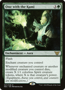 One with the Kami (NEC-027) [Neon Dynasty Commander]