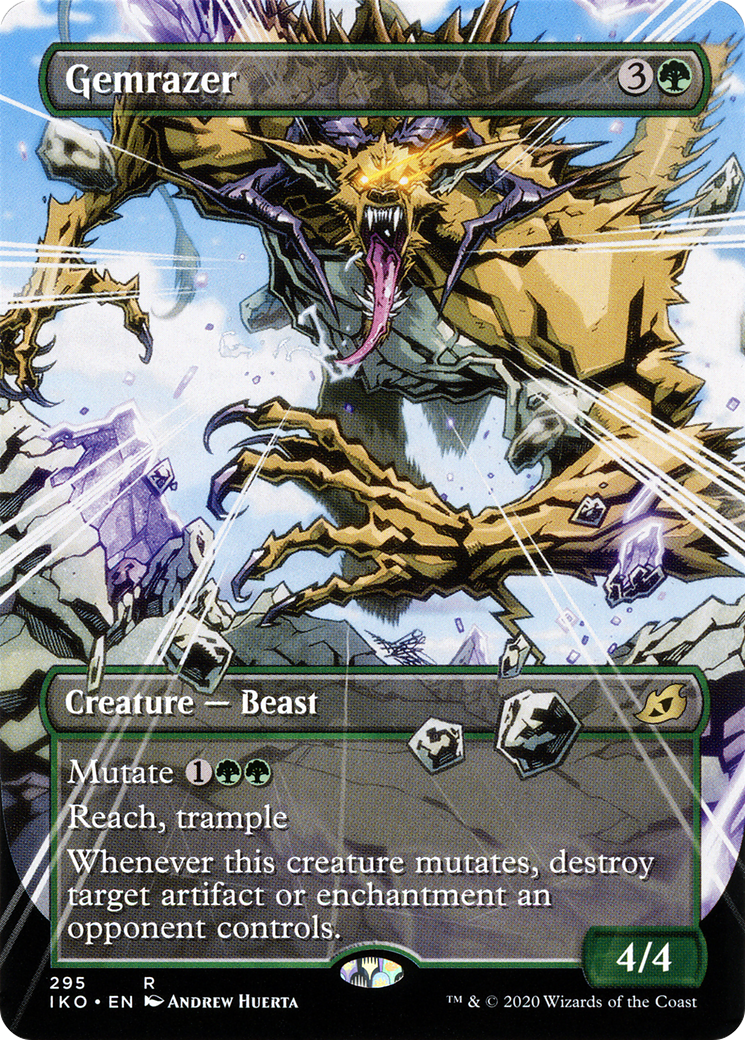 Gemrazer (Showcase) (IKO-295) (Borderless) [Ikoria: Lair of Behemoths]