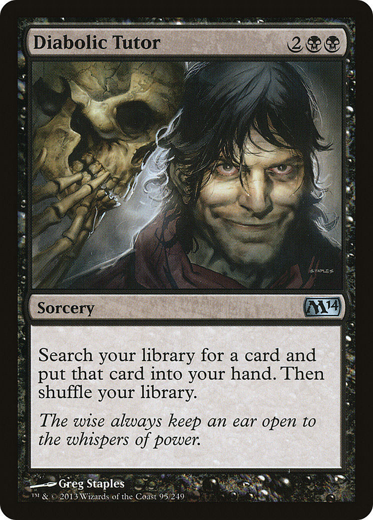 Diabolic Tutor (M14-095) [Magic 2014]