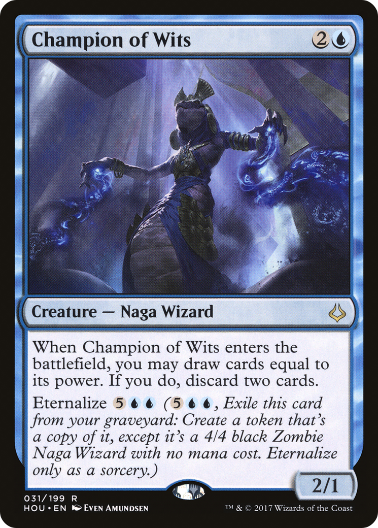 Champion of Wits (HOU-031) [Hour of Devastation]