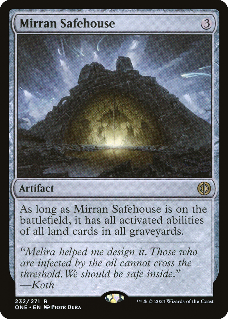 Mirran Safehouse (ONE-232) [Phyrexia: All Will Be One]