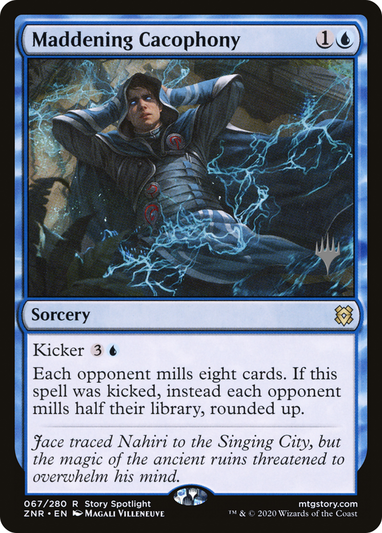 Maddening Cacophony (PPZNR-67P) [Promo Pack: Zendikar Rising Promos]
