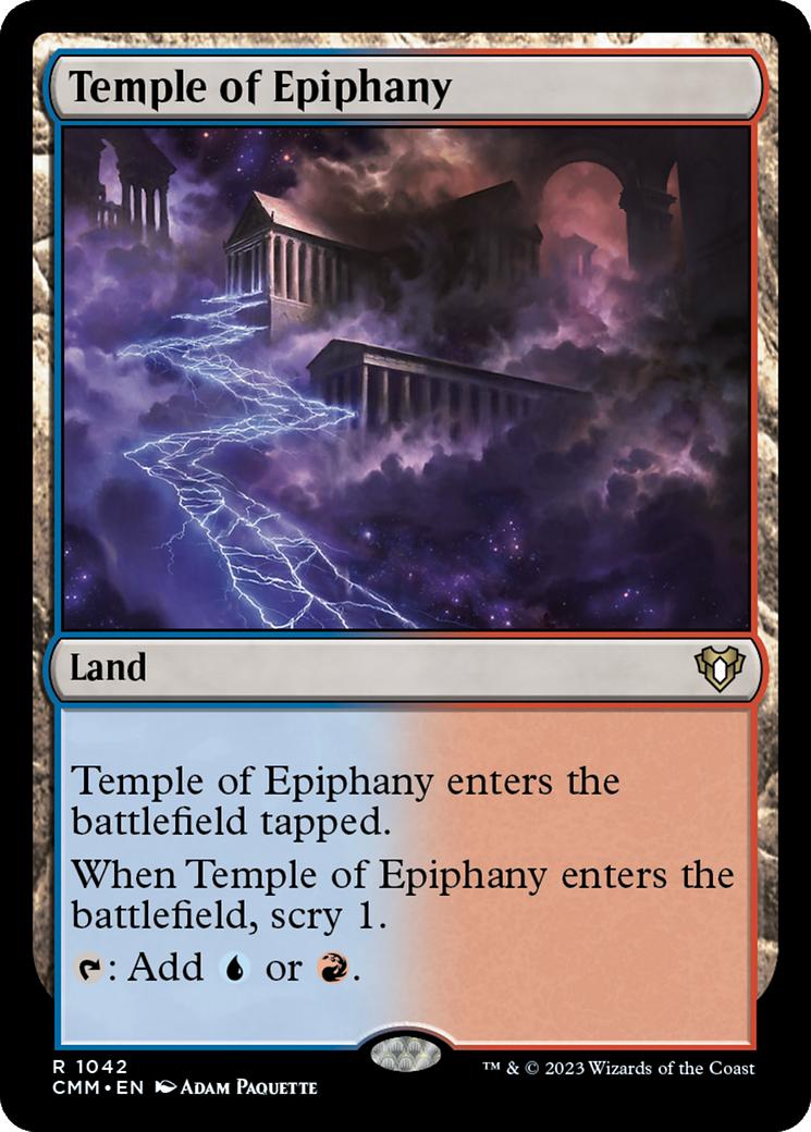Temple of Epiphany (CMM-1042) [Commander Masters]
