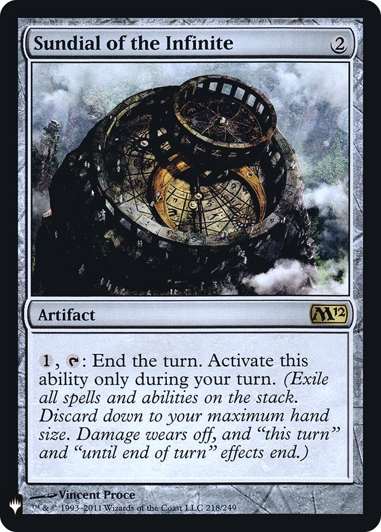 Sundial of the Infinite (LIST-M12-218) [The List] Foil
