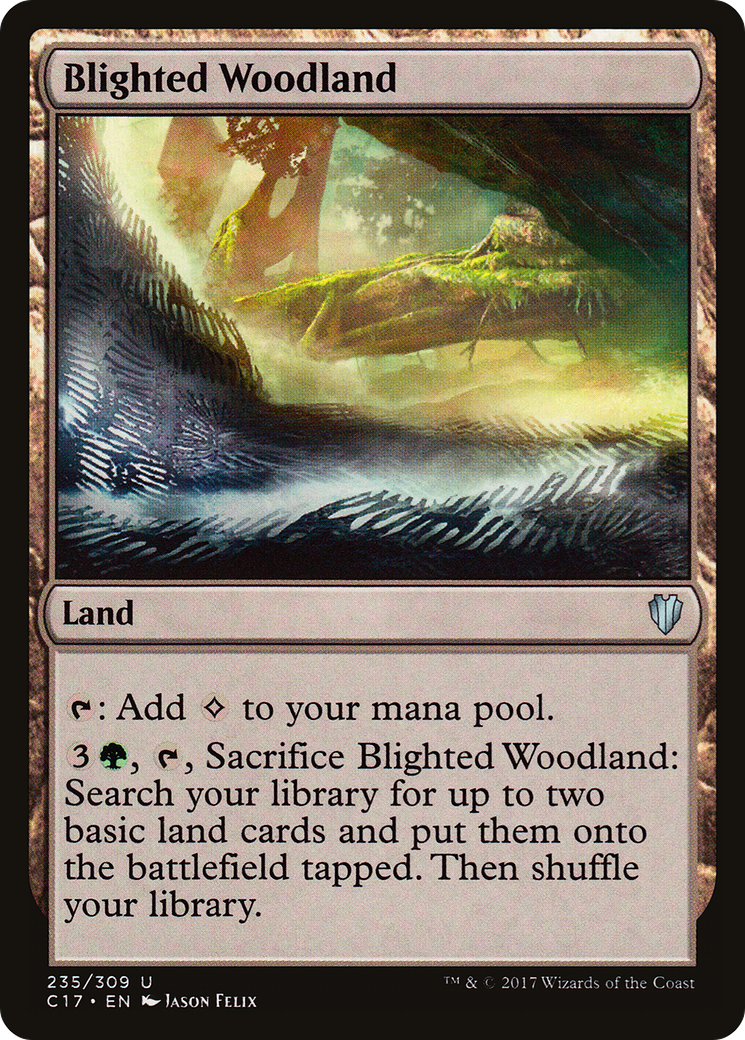 Blighted Woodland (C17-235) [Commander 2017]