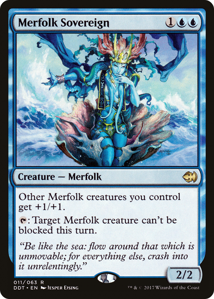 Merfolk Sovereign (DDT-011) [Duel Decks: Merfolk vs. Goblins]